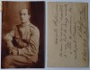 Dedicatie olografa a pictorului  Petre Bulgaras,1917,raritate