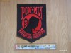 ecuson/emblema/patch moto mare PRISONER OF WAR 75ron/buc.neg