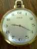 ceas de buzunar oris placat aur