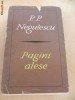 P. P. NEGULESCU - PAGINI ALESE
