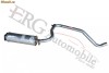 Toba de esapament intermediara pt. Opel Kadett E