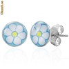 Cercei din inox 6 mm - floricele - cod 113