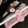 Ceas Hello Kitty K2A68 - ROZ / NEGRU / ALB - CADOU