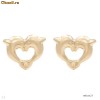 Splendid Earrings Made of Yellow Gold - 9mm[cercei ]
