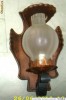 LAMPA PERETE CUPRU CU ABAJUR STICLA