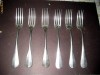 Set de tacamuri din alpaca argintata de 6 bucati.