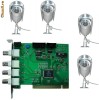 vand sistem de supraveghere 4 camere infrarosu complet