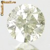 >>>DIAMANT NATURAL GALBEN GRI-0,19ct- ~3,5 mm certificat