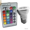 Bec cu LED multicolor si telecomanda 3W leduri 16 culori