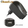 ADAPTOR USB INCARCATOR NOU UNIVERSAL PRIZA SI/SAU ADAPTOR AUTO 1A PENTRU MULTE DISPOZITIVE CARE SUPORTA INCARCARE PRIN ACESTE ADAPTOARE