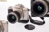 aparat foto pentax MZ-60 cu grip si obiectiv