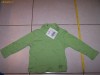 Bluzita verde maneca lunga 6-12 luni sau 74 cm