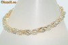 Bratara aur 14K (14grame) model twist ornata cu 3.3CT DIAMANTE