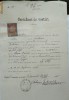 Certificat de vestiri ,Bucovina ,1905,8