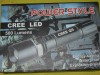 Lanterna POLICE 100 W,500 LUMEN,cu LUPA,ZOOM reglabil.Are incarcator auto+pt priza.