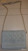 GEANTA ALBA DIN PIELE INTOARSA - ZARA - PLIC/UMAR/POSTAS - SUPERBA