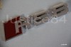 Emblema AUDI R S 8 logo Auto Adeziv RS8 Line pt capota spate portbagaj , aripa , interior Tuning NOUA adeziva