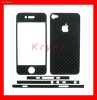 I08 - Folie Sticker de protectie - CARBON SKIN Apple iPhone 4G - fata spate si lateralele, full body kitt - LIVRARE GRATUITA IN CAZUL PLATII IN AVANS!