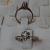 Inel aur 18 KT cu DIAMANT NATURAL **SUPERB** IDEAL PT LOGODNA