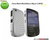 HUSA WHITE ALBA AIR MESH BLACKBERRY CURVE 8520 - TRANSPORT GRATUIT