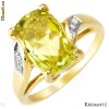 Inel aur 14k quartz  de la Krementz  video(YPEOGOLD)