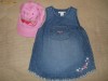 rochita blugi fetite H&M 9/12 luni si sepcuta NEXT