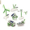 kit robot solar 6 in 1, cadoul ideal pentru copii, tip lego ce se transforma in avion, barca, moara de vant, robo-caine,