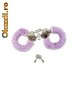 Metal Handcuff with Plush Pink