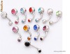 PIERCE - PIERCING BURIC - Fashion - sterling steel - medicinal - diferite culori - LIVRARE GRATUITA