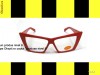 OCHELARI FUNKY RETRO Deosebiti cu LENTILE TRANSPARENTE Nerd Geek Rama pe Rosu Rame Rosii Lentila Clara Cadoul Ideal Cadou  Fun Party Petrecere Sexy