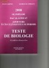 Teste de biologie clasele IX - X