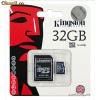 CARD microSD 32GB KINGSTON CU ADAPTOR SD CLASS 4 CARD microSD 32GB KINGSTON CU ADAPTOR SD CLASS 4