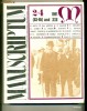 MANUSCRIPTUM 2-4  1991 ( 83-85) ANUL XXII