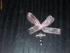 Cruciulita/ cruce/ cruciulite botez pentru fetite/ bebe culoare roz cu pietricica rosie si panglica organza, calitate superioara