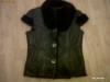 Vesta cojoc dama, piele exterior, cojoc tuns blana naturala 100%