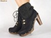 Botine militare casual dama/femei, cu blanita, model 2011, marimi 39-40