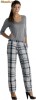 Pantaloni in carouri, din lana, Diesel Black Gold, marimi 28 si 29