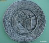 Superba farfurie decorativa metalica