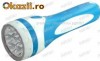 Lanterna reincarcabila de la priza, cu 7 LED-uri - 3384