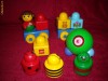 Lego Duplo Group - Piese de construit + fetita + sfera 4 luni + Lego Duplo Group - Piese de construit + fetita + sfera 4 luni +