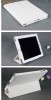 Toc Ipad 2  3 din piele alba + folie ecran  pentru apple ipad 2 3  expediere gratuita
