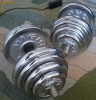 GANTERE/HALTERE SET 2X20KG =40KG CROMATE