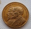 Cuza Voda 1820 - 1870 ; Mihail Kogalniceanu 1817 - 1891; In Amintirea Ridicarii Statuilor Lor in Iasi - Carol I