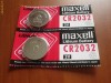 Baterie Maxell Litiu 3V CR2032 - set de 2 buc : pt ceas vitezometru ciclocomputer far lumini semnalizare bicicleta telecomanda inchidere centralizata