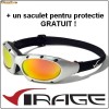 Ochelari VIRAGE 302, pentru ATV, moto, scuter, ski, snowboard, snowmobile ; anti-aburire, anti-reflexie, lentile REVO !