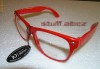 Ochelari tocilar - tip Wayfarer, Nerd Geek , culoare rosu