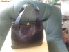 poseta vintage neagra cu doua marete de mana