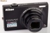 Nikon s6150  NOU, 16Mp, 7X Zoom Optic, Touch Screen + Card 4Gb + Husa piele originala