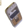 Carcasa Nokia E71 aurie NOUA (fata, mijloc cu piese, capac baterie, butoane laterale si tastatura)