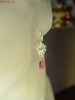 Cercei cu cristale swarovski rose - bijuterii handmade mireasa